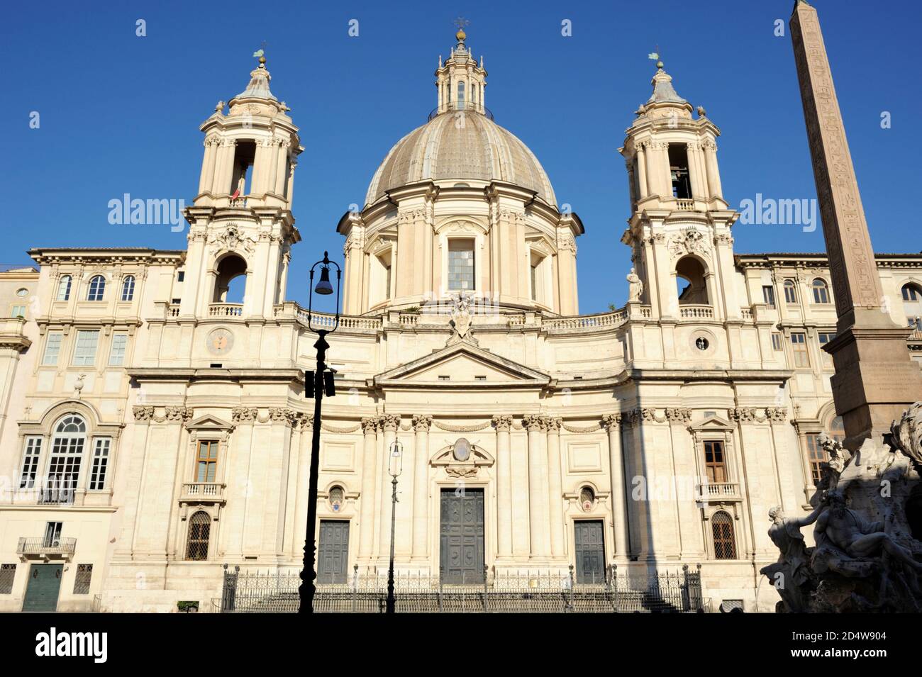Kirche Sant'Agnese in Agone, Piazza Navona, Rom, Italien Stockfoto