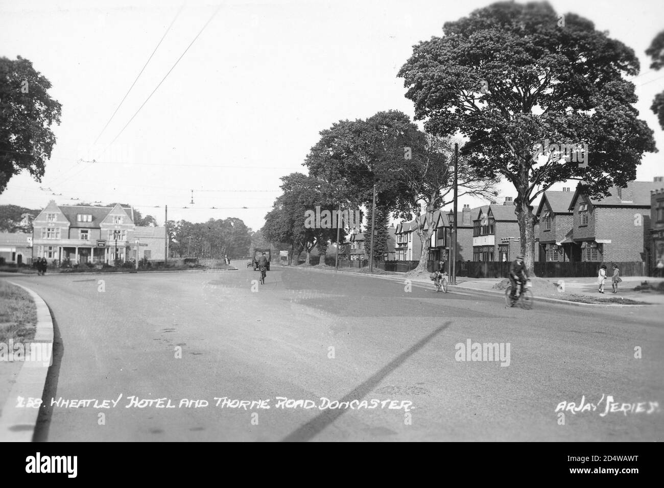 Wheatley Hotel und Thorne Road Doncaster Stockfoto