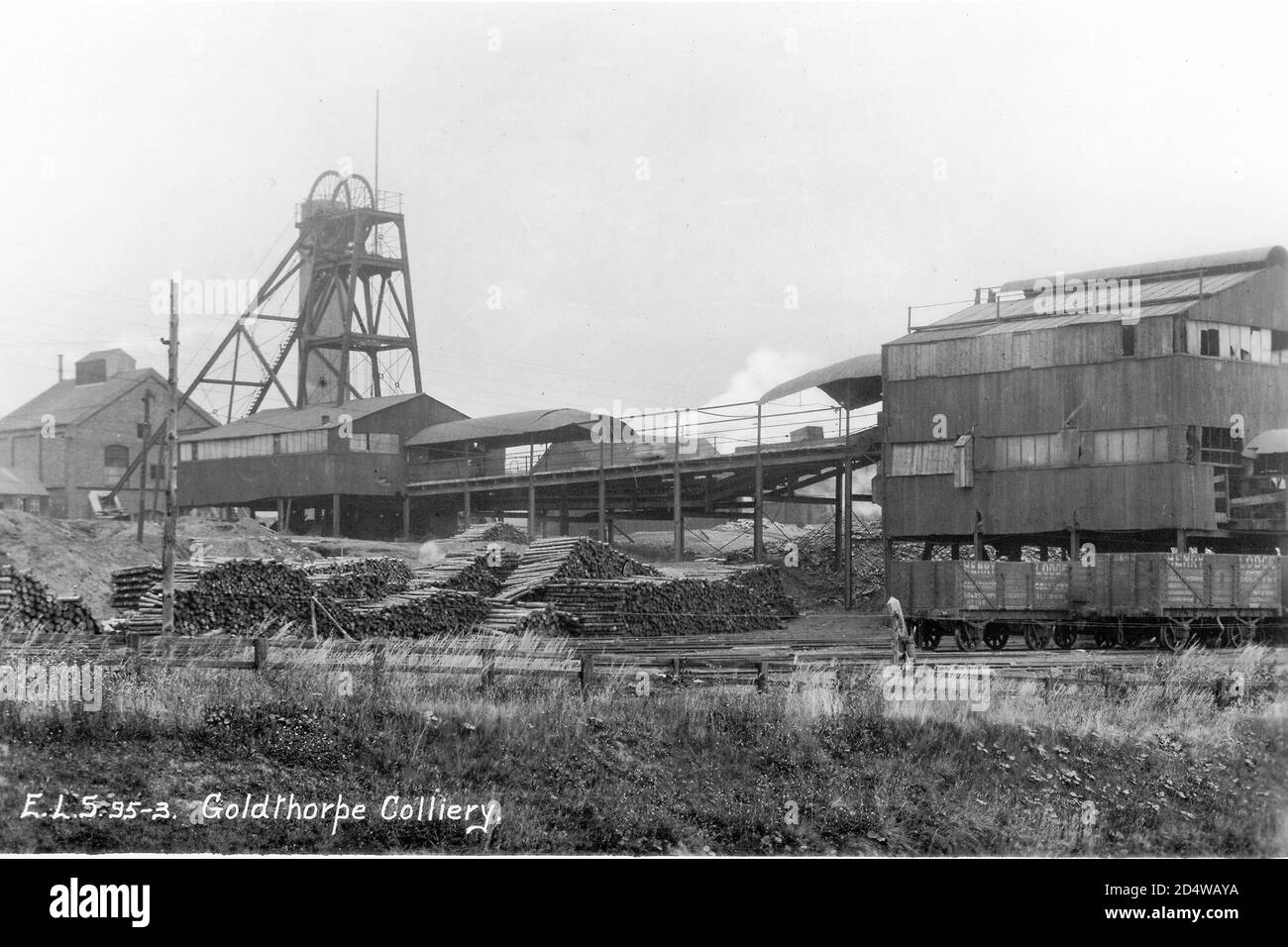 goldthorpe kollidierte barnsley Stockfoto