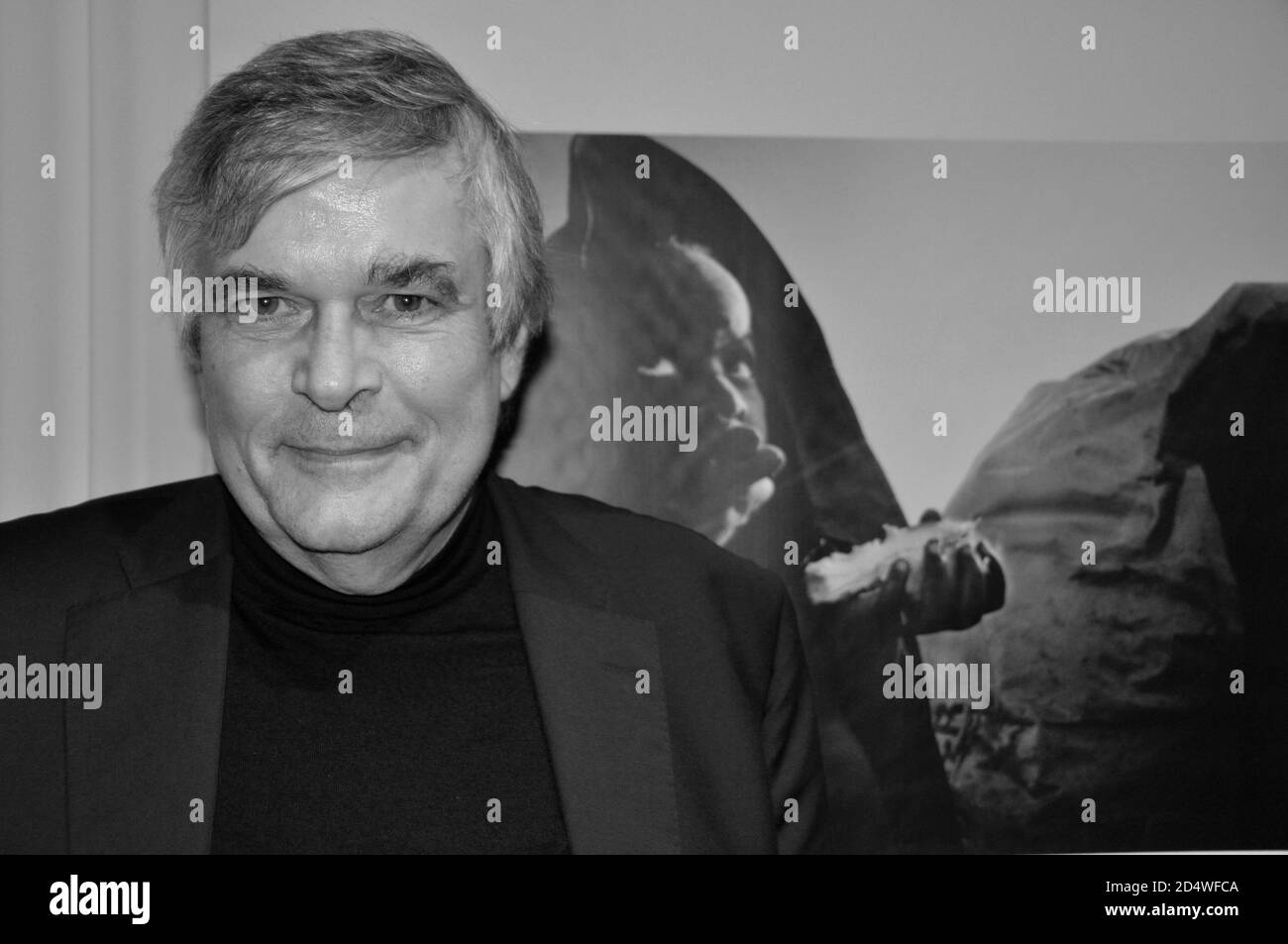 Stadt Zürich: Ulrich Tilgner, ZDF-Sonderkorrespondent und Krieg Reporter in Afghanistan und Irak Stockfoto