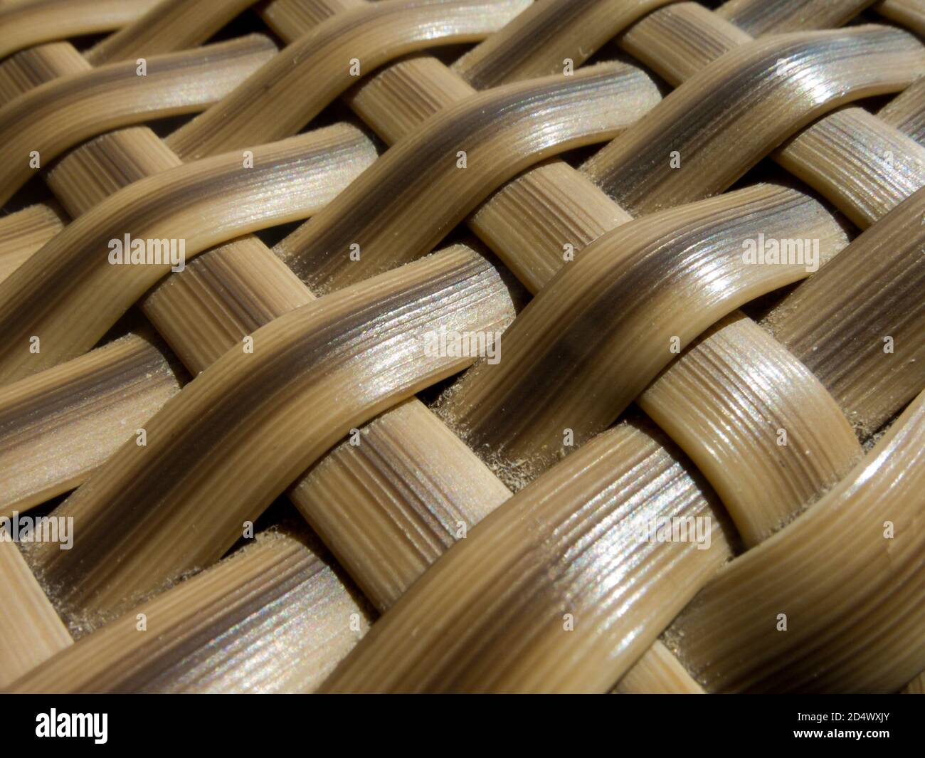 Geschlossen bis Holz- wicker Textur Hintergrund Stockfoto