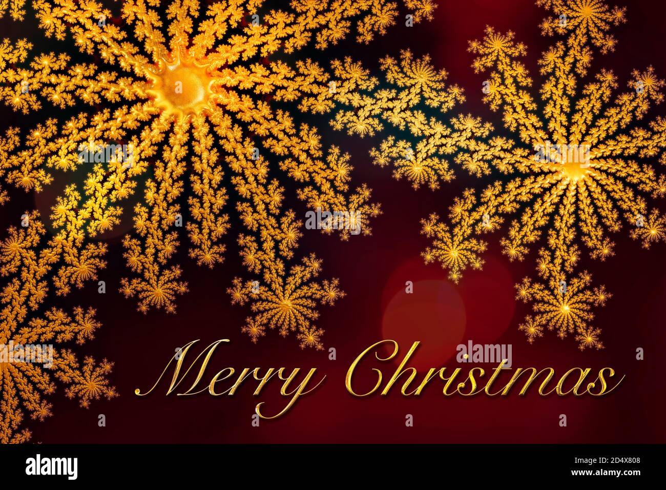 WEIHNACHTSKONZEPT: Fröhliches Weihnachtskarten-Design Stockfoto
