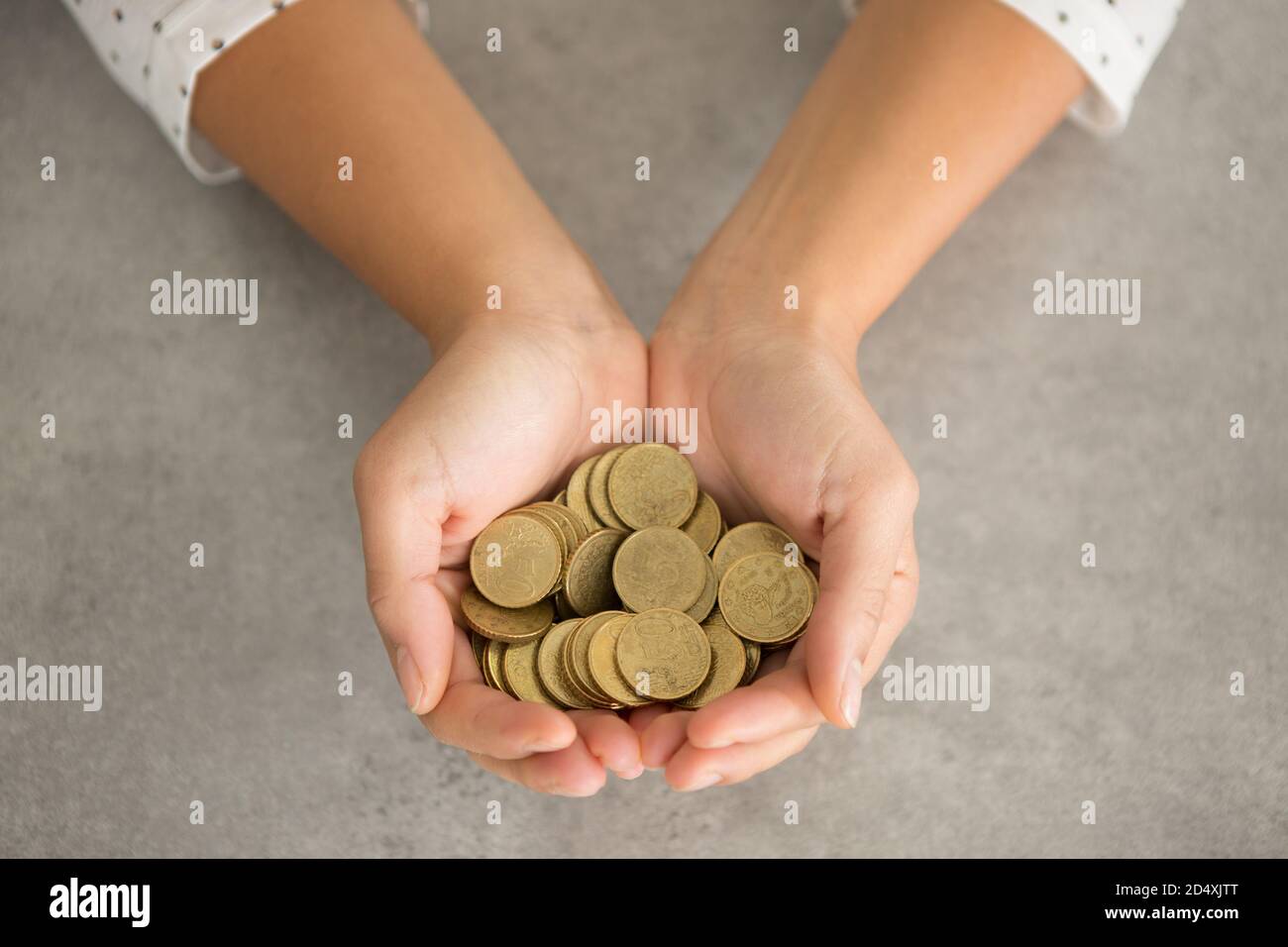 sparen für die Zukunft Stockfoto