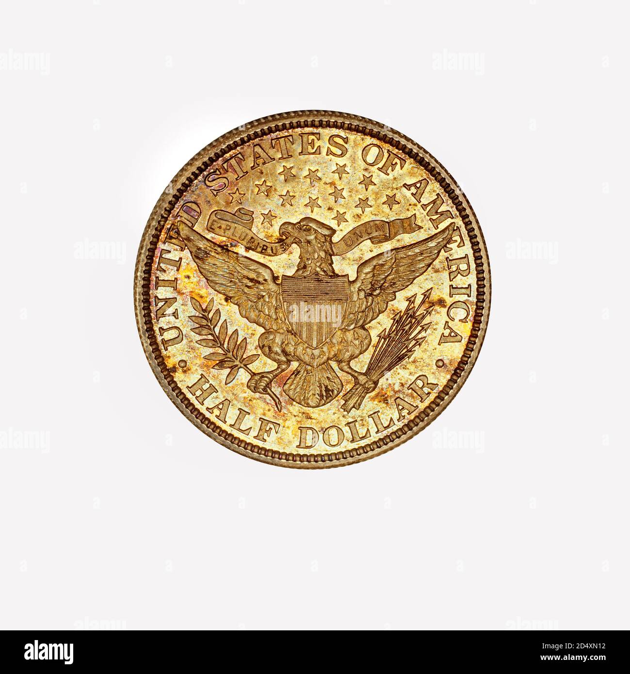 Half Dollar Coin, USA, Präsident William Howard Taft, 1909-1913 n. Chr. Stockfoto