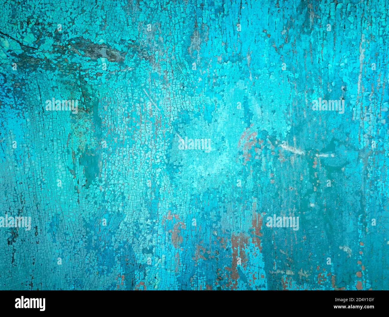 Gechipte vintage bemalten Holzhintergrund mit abblätternder Farbe und rau Textur Stockfoto