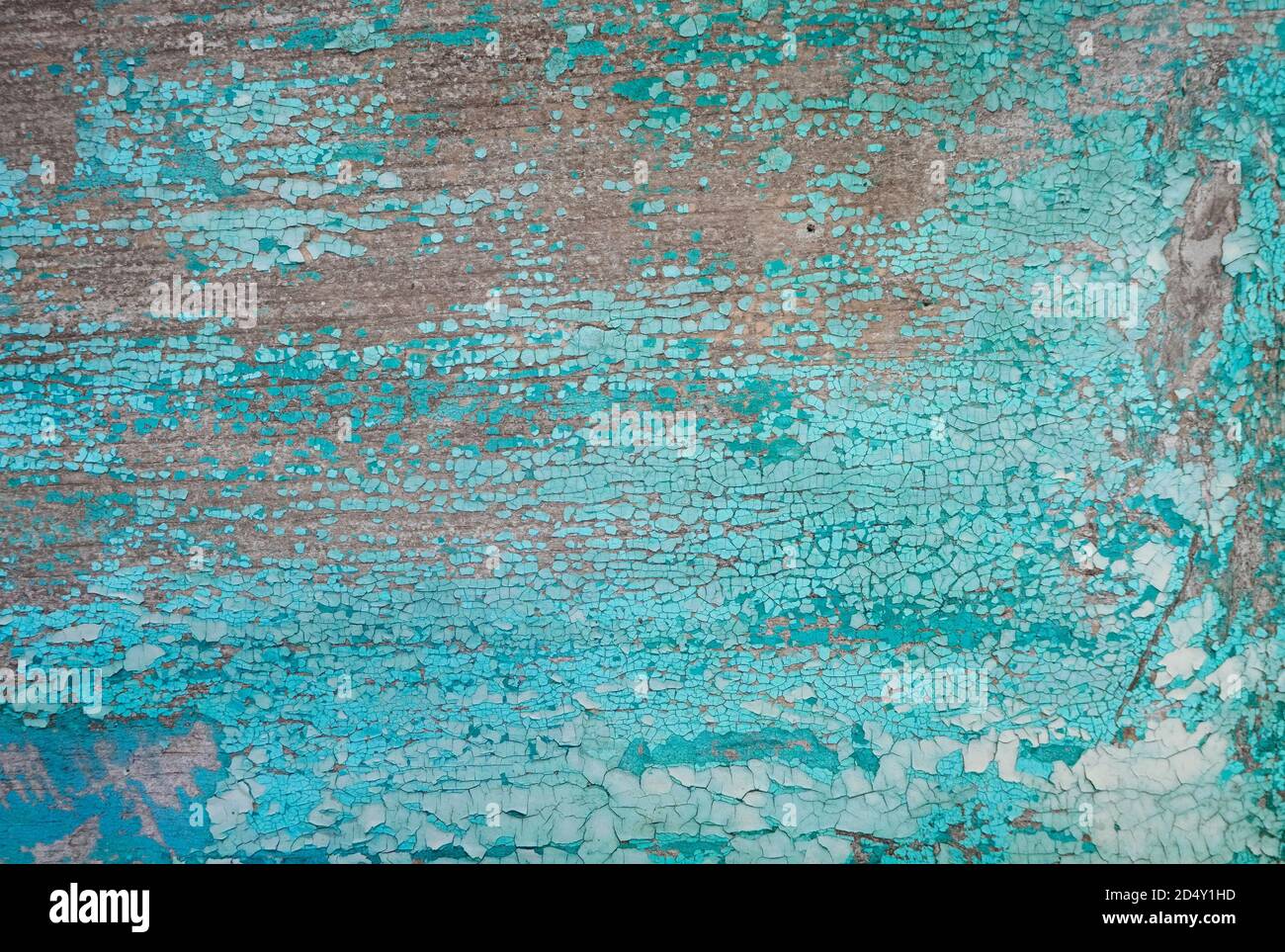 Gechipte vintage bemalten Holzhintergrund mit abblätternder Farbe und rau Textur Stockfoto