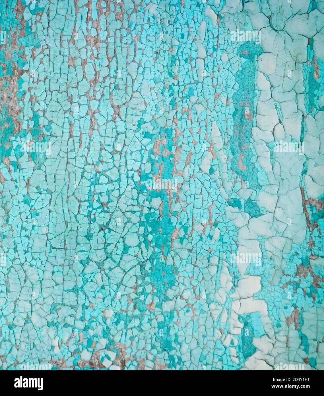 Gechipte vintage bemalten Holzhintergrund mit abblätternder Farbe und rau Textur Stockfoto