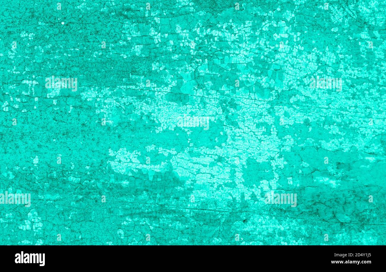 Gechipte vintage bemalten Holzhintergrund mit abblätternder Farbe und rau Textur Stockfoto