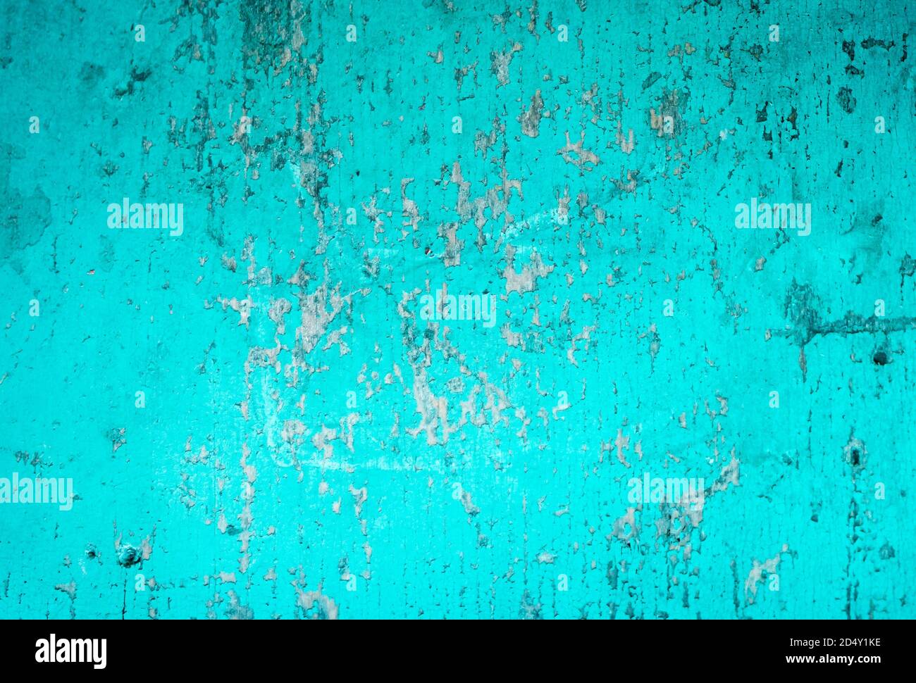 Gechipte vintage bemalten Holzhintergrund mit abblätternder Farbe und rau Textur Stockfoto