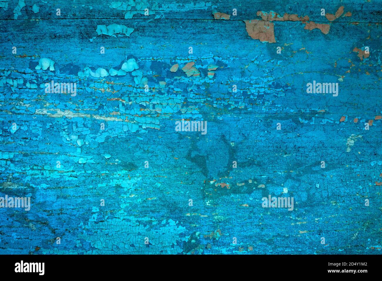 Gechipte vintage bemalten Holzhintergrund mit abblätternder Farbe und rau Textur Stockfoto