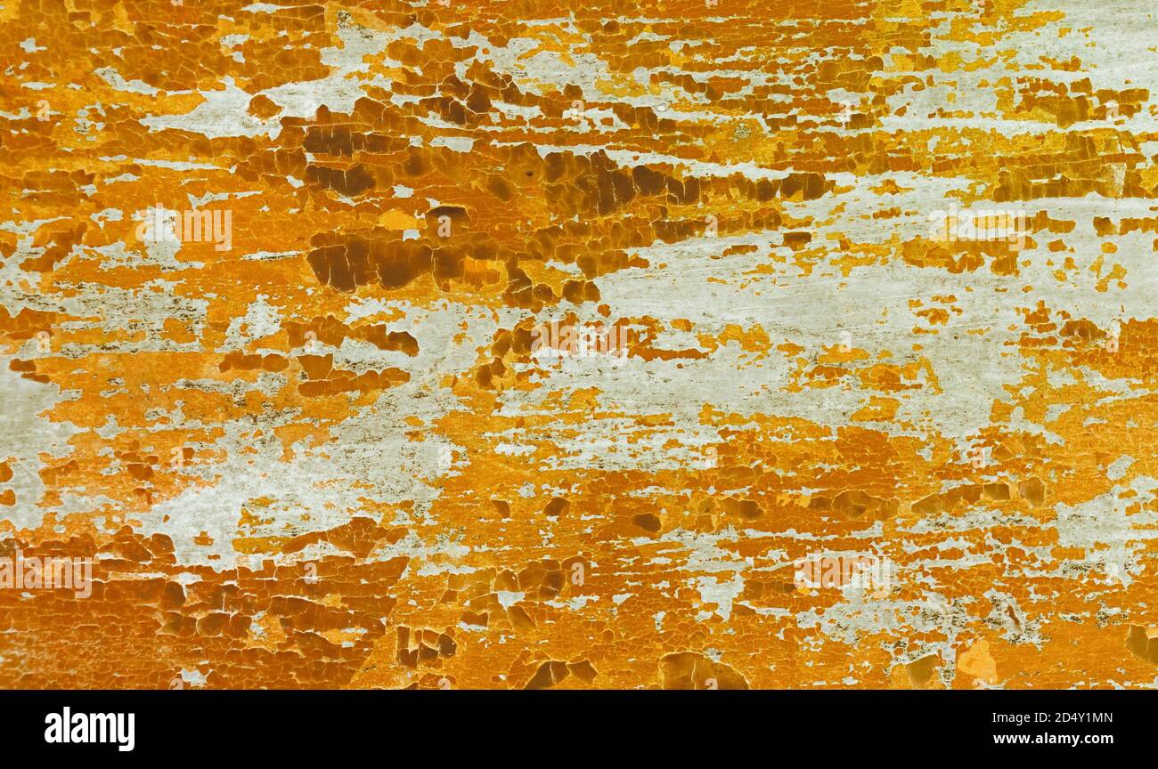 Gechipte vintage bemalten Holzhintergrund mit abblätternder Farbe und rau Textur Stockfoto