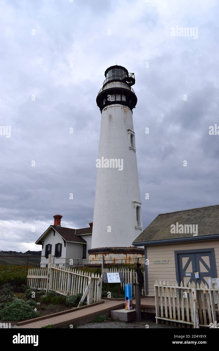 Pigeon Point Lighthouse. Stockfoto