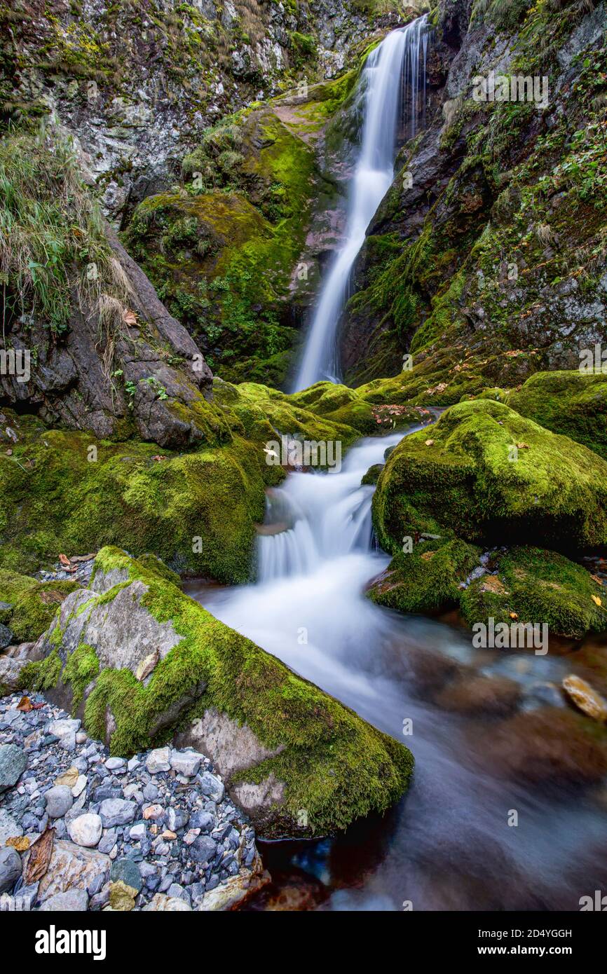 Italien Piemont Park von Marguareis - Cascata della Fontana Stockfoto