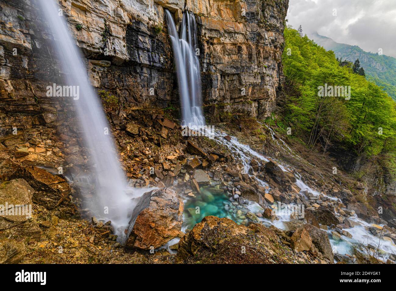 Italien Piemont Park von Marguareis - Pis del Pesio Stockfoto