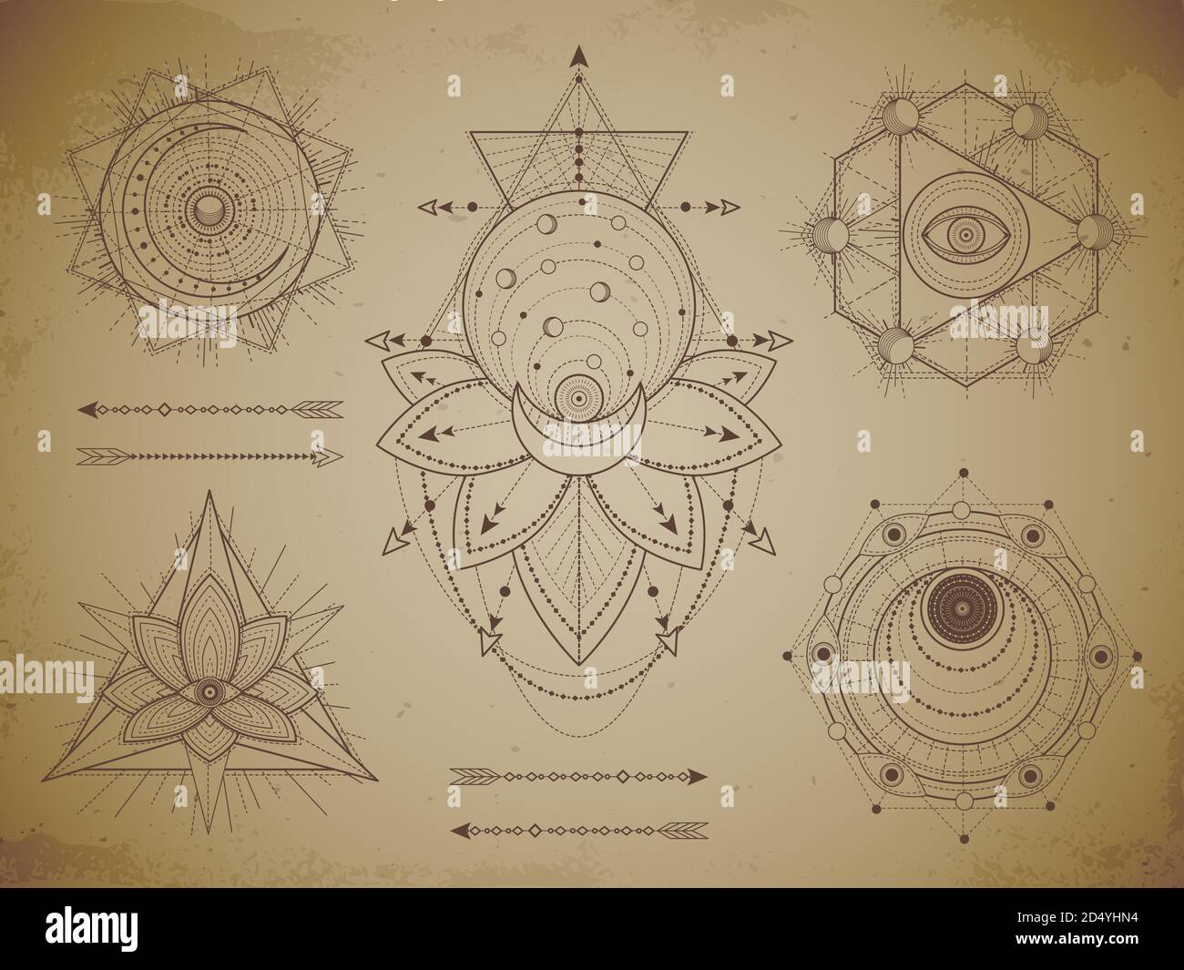 Heilige Geometrische Symbole Stockfotos Und Bilder Kaufen Alamy