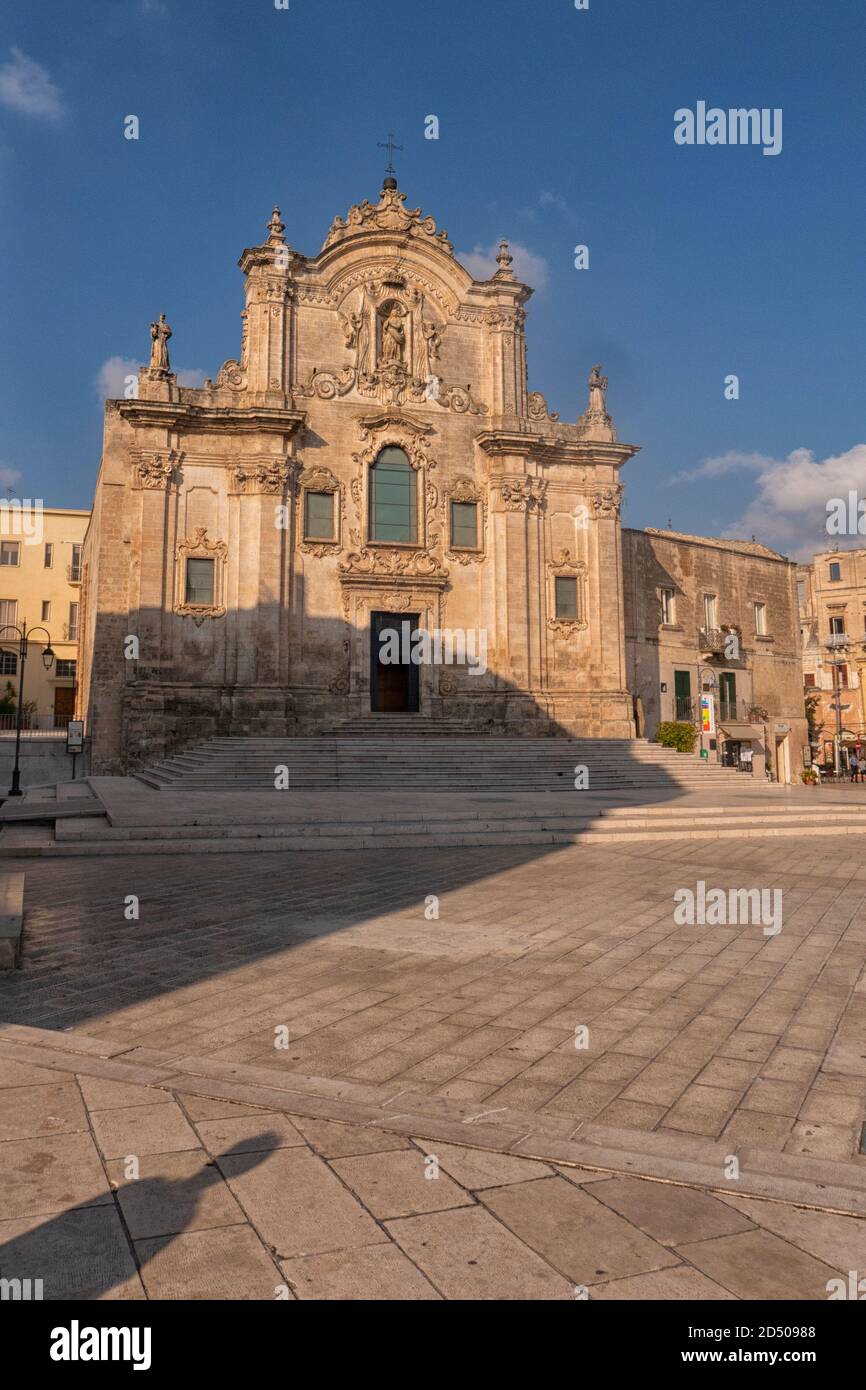 Kirche des Hl. Giovanni Battista, Matera (Basilicata, Italien) Stockfoto