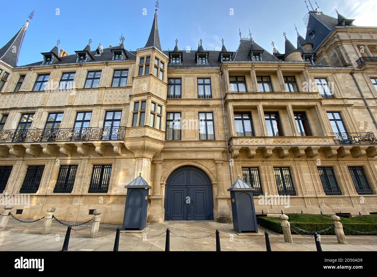 Der Großherzogspalast in Luxemburg-Stadt Stockfoto