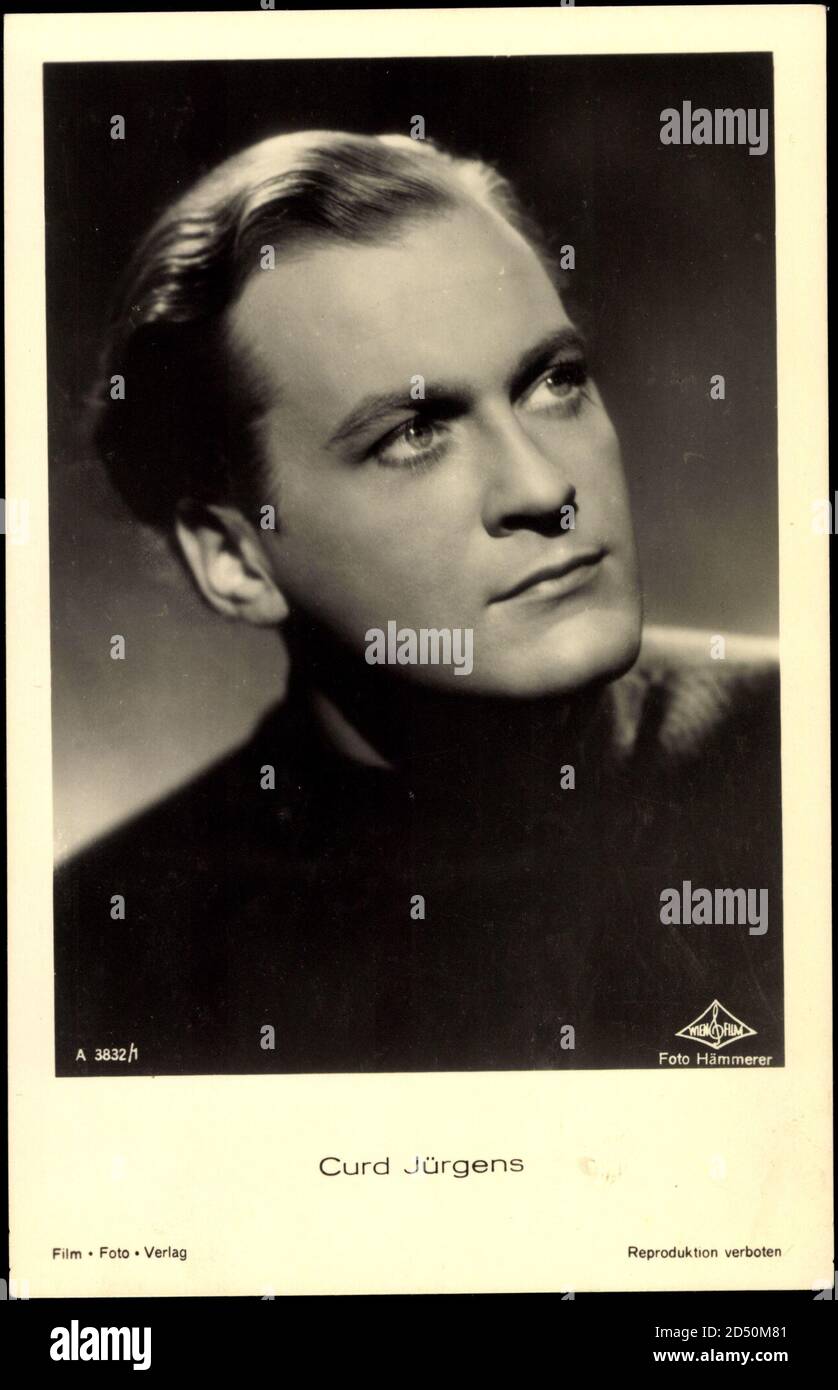 Schauspieler Curd Jürgens, A 3832 1, Wien Film, Portrait weltweit im Einsatz Stockfoto Schauspieler Curd Jürgens, A 3832 1, Wien Film, Portrait weltweit im Einsatz Stockfoto