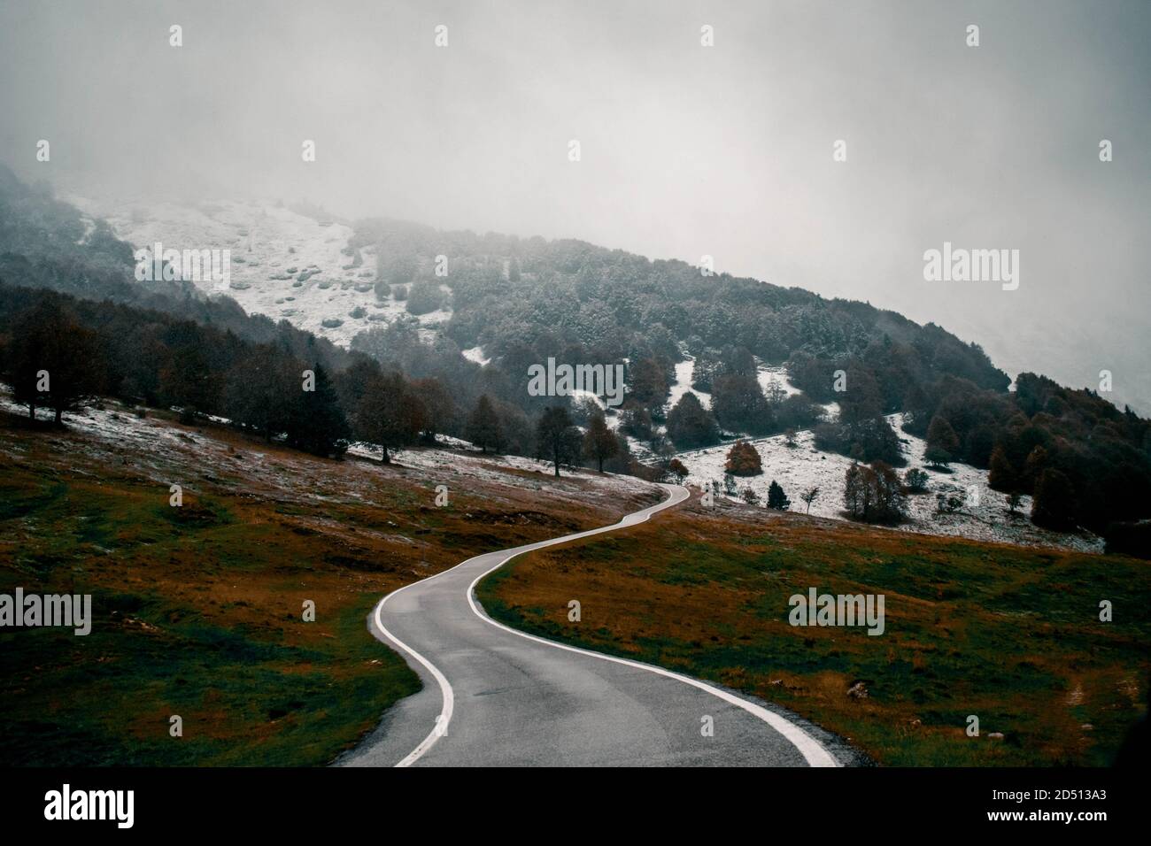 Fantastische Aussicht auf den monte baldo Stockfoto