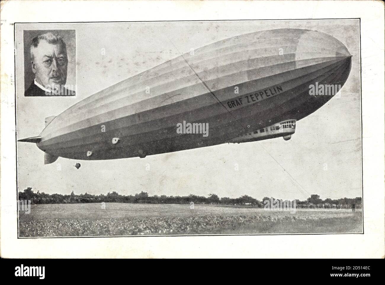 Hugo Eckener, Graf Zeppelin, Luftschiff, LZ 127 weltweit im Einsatz Stockfoto
