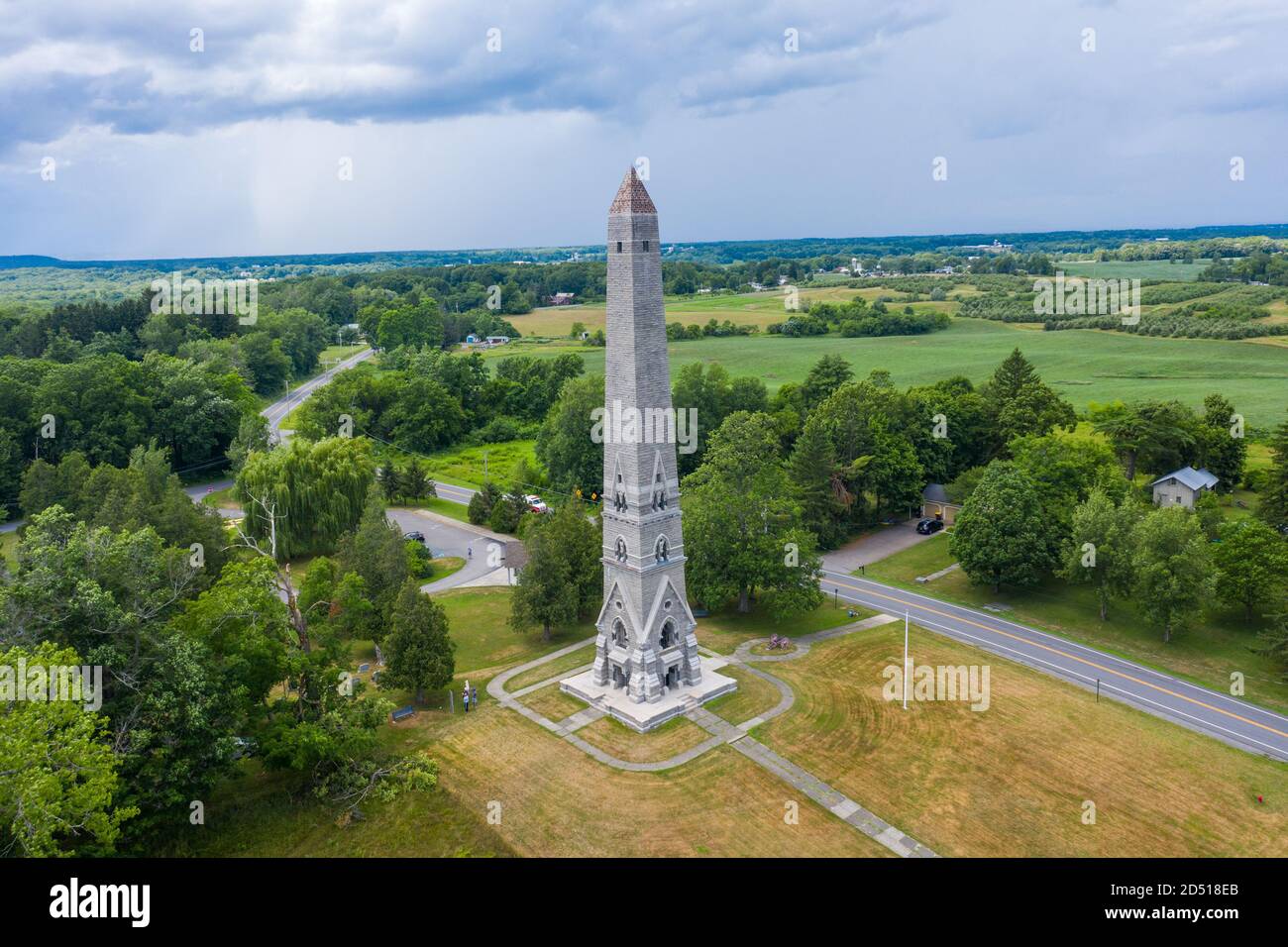 Saratoga Monument, Schuylerville, New York, usa Stockfoto