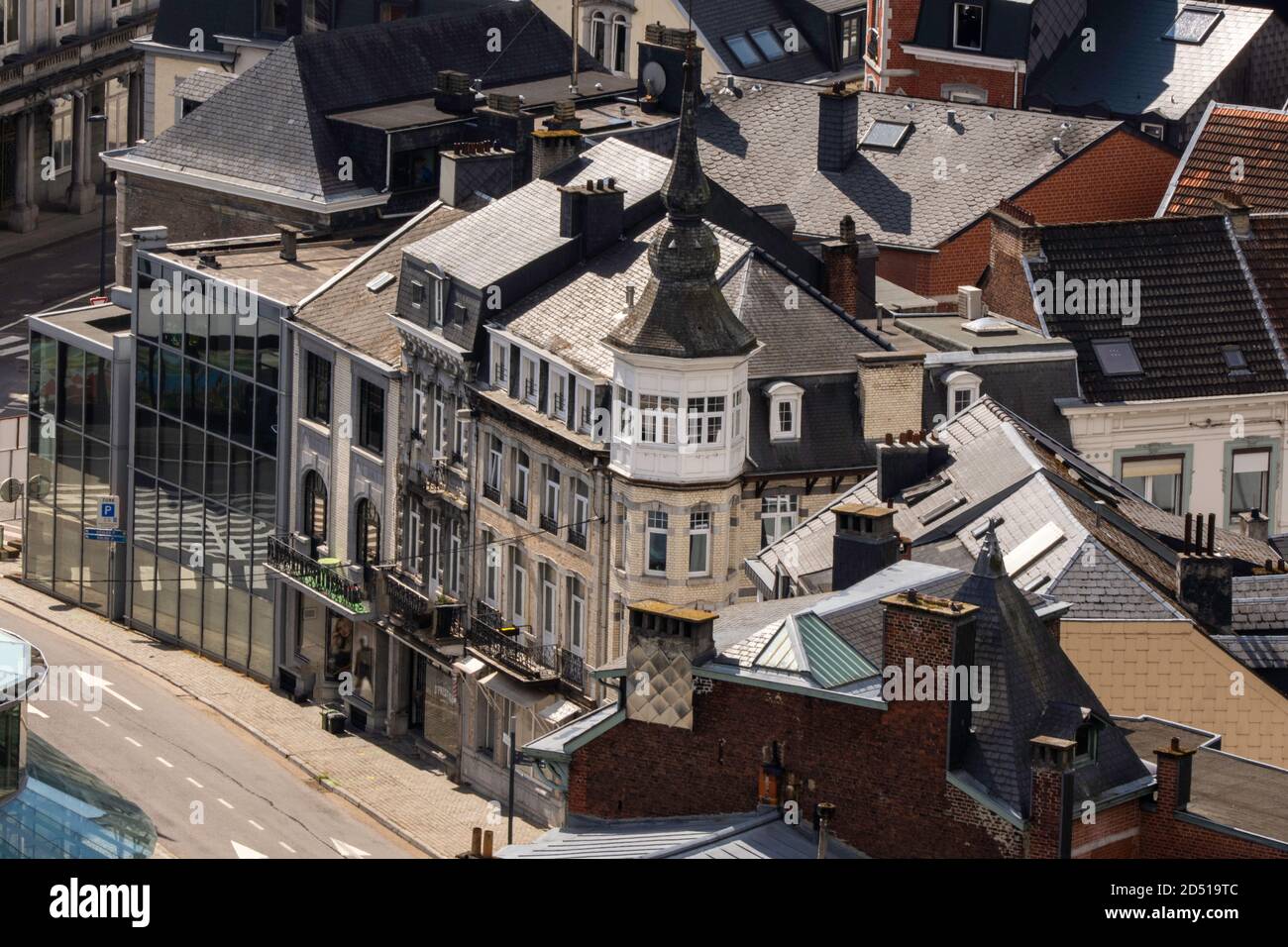 Panorama de la ville de Spa, Provinz Liège, Belgien Stockfoto