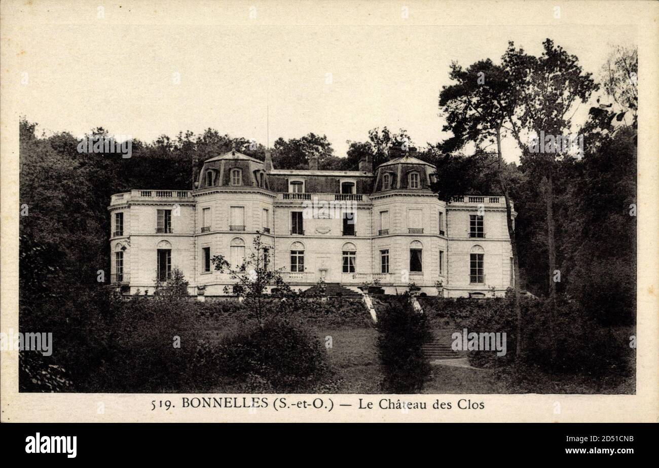 Bonnelles seine et Oise Yvelines,Le Chateau des Clos Weltweit Stockfoto