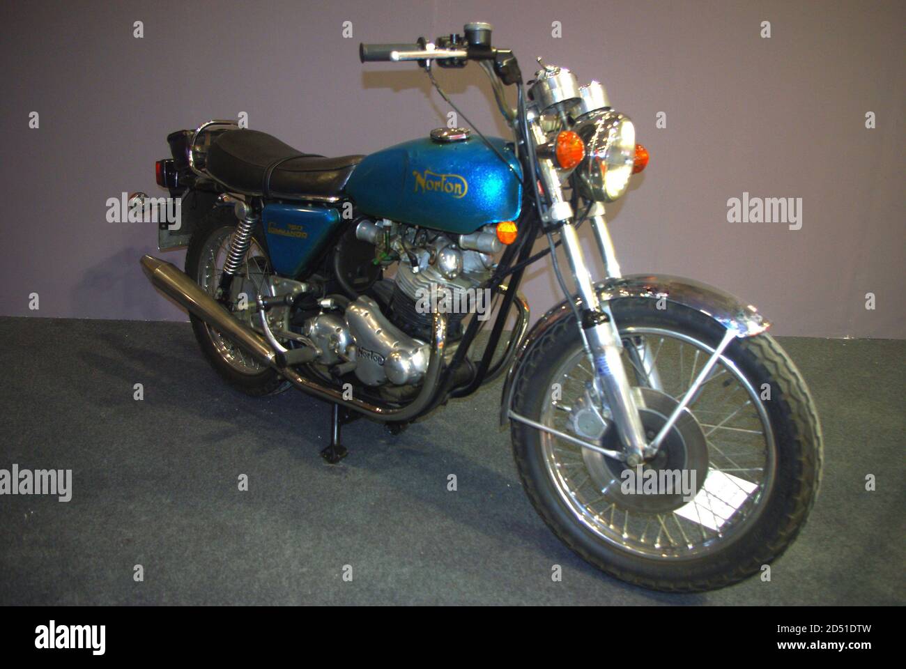 Altes britisches Motorrad: Norton 750 Commando Stockfoto