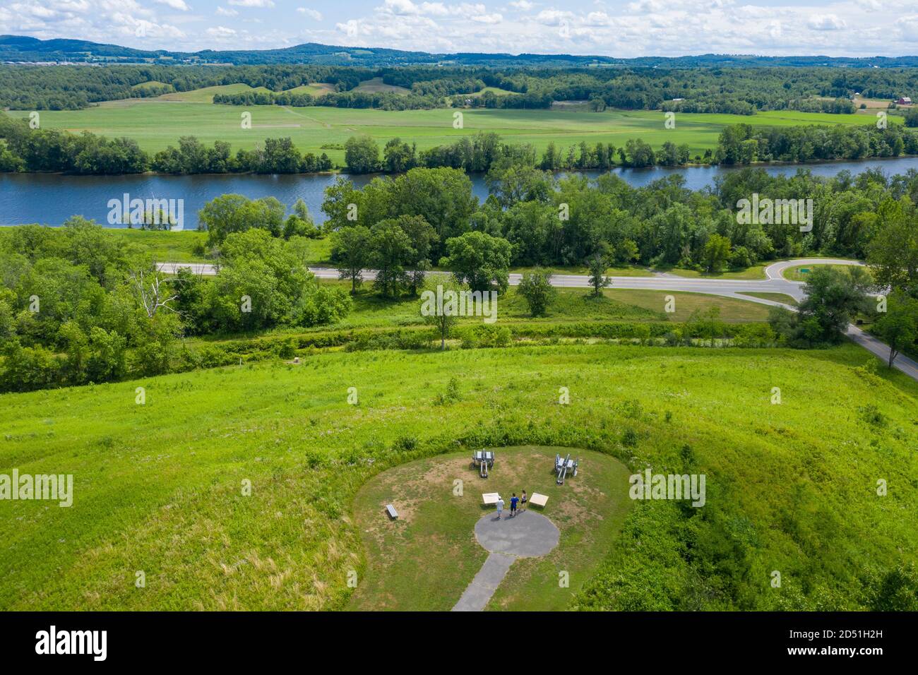 Saratoga National Historical Park, Stillwater, NY, USA Stockfoto