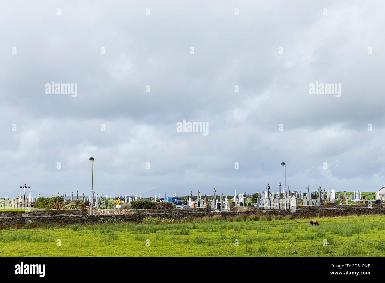 Killeen alter Friedhof in der Nähe von Louisburgh, County Mayo, Irland Stockfoto