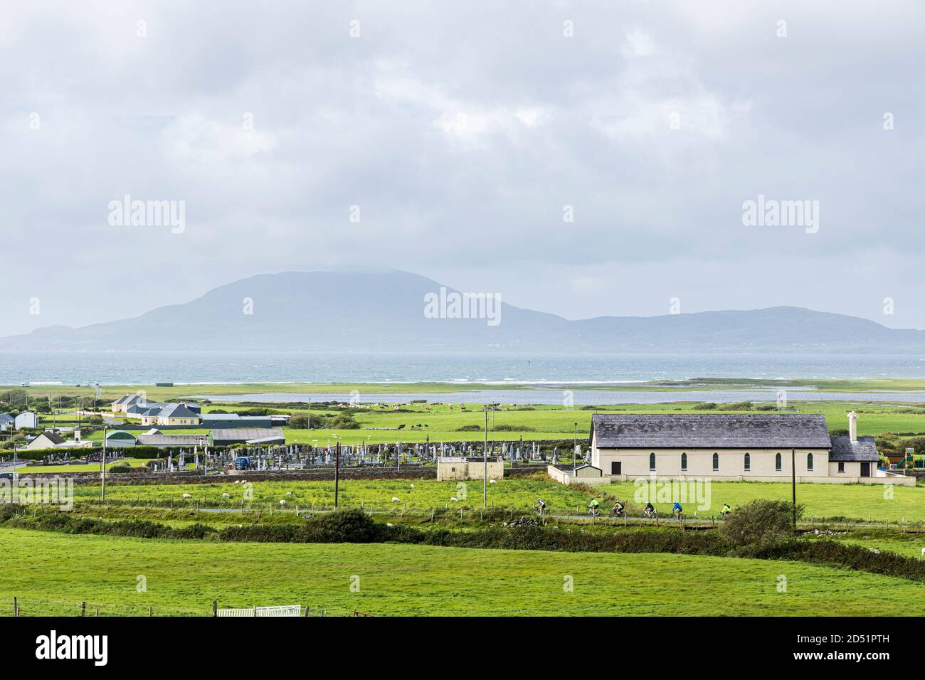 Killeen alter Friedhof in der Nähe von Louisburgh, County Mayo, Irland Stockfoto