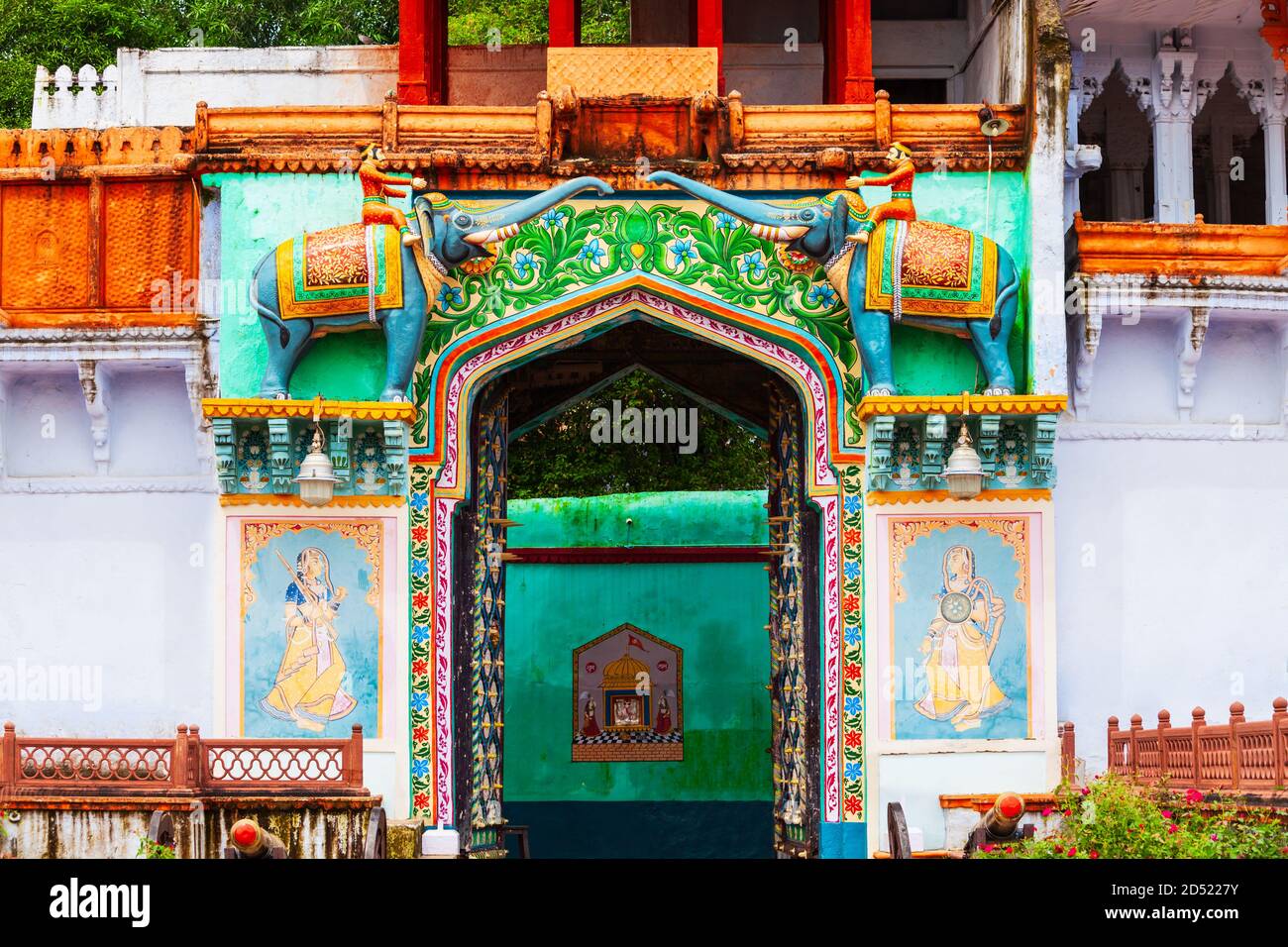 Kotah Garh ist ein Stadtpalast in der Stadt Kota im Bundesstaat Rajasthan in Indien Stockfoto