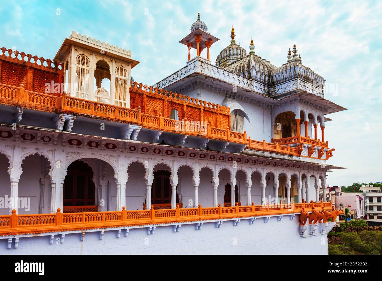 Kotah Garh ist ein Stadtpalast in der Stadt Kota im Bundesstaat Rajasthan in Indien Stockfoto