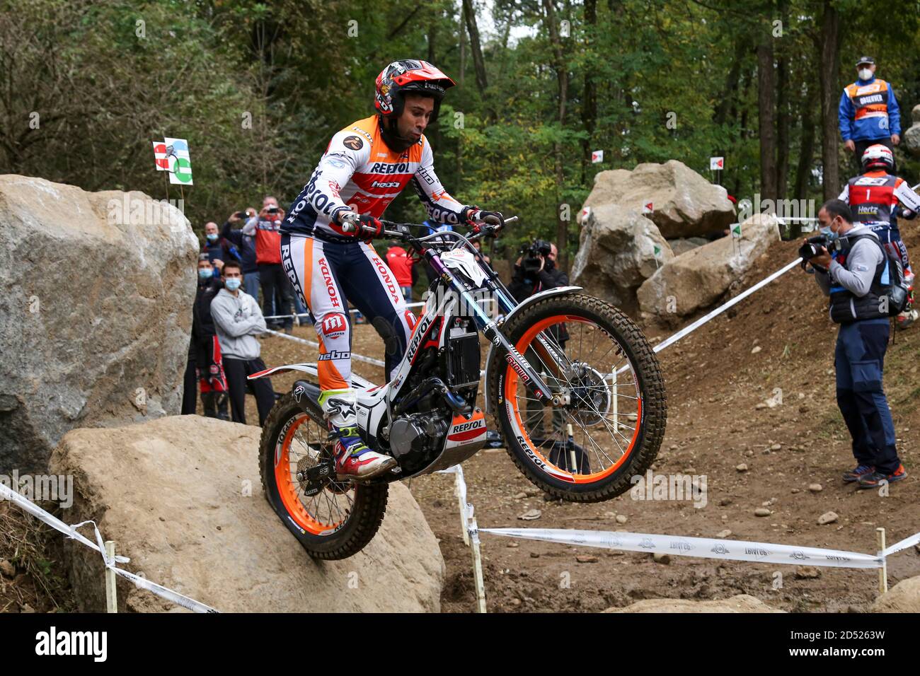 Toni Bou (Montesa / Trial GP) während der Hertz FIM Trial World Championship (Runde 4) auf dem Moto Club Lazzate Circuit am 11. Oktober 2020 in Lazzate (MB) Stockfoto