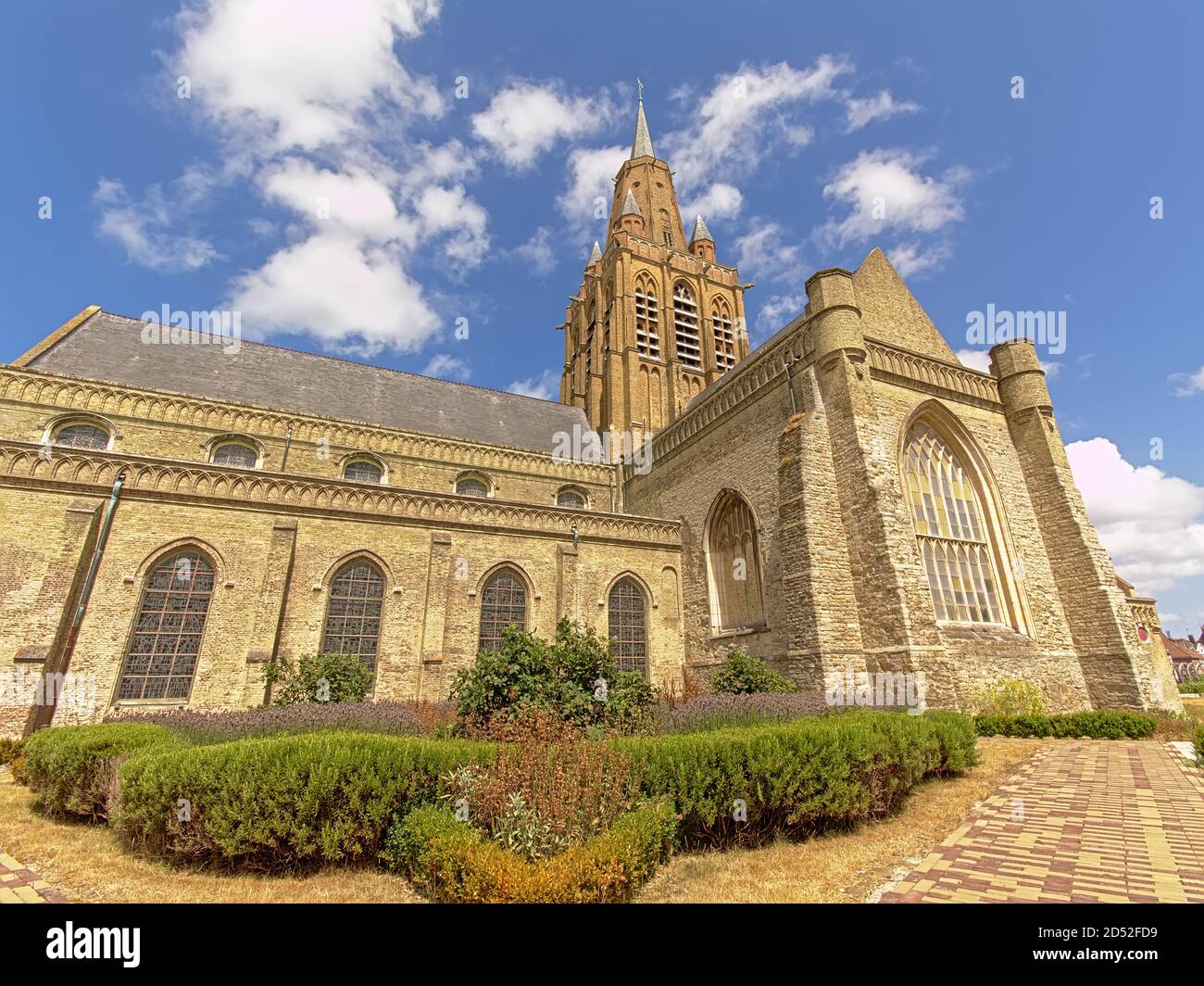 Kirche unserer Lieben Frau oder Église Notre-Dame in Calais, Frankreich. Stockfoto
