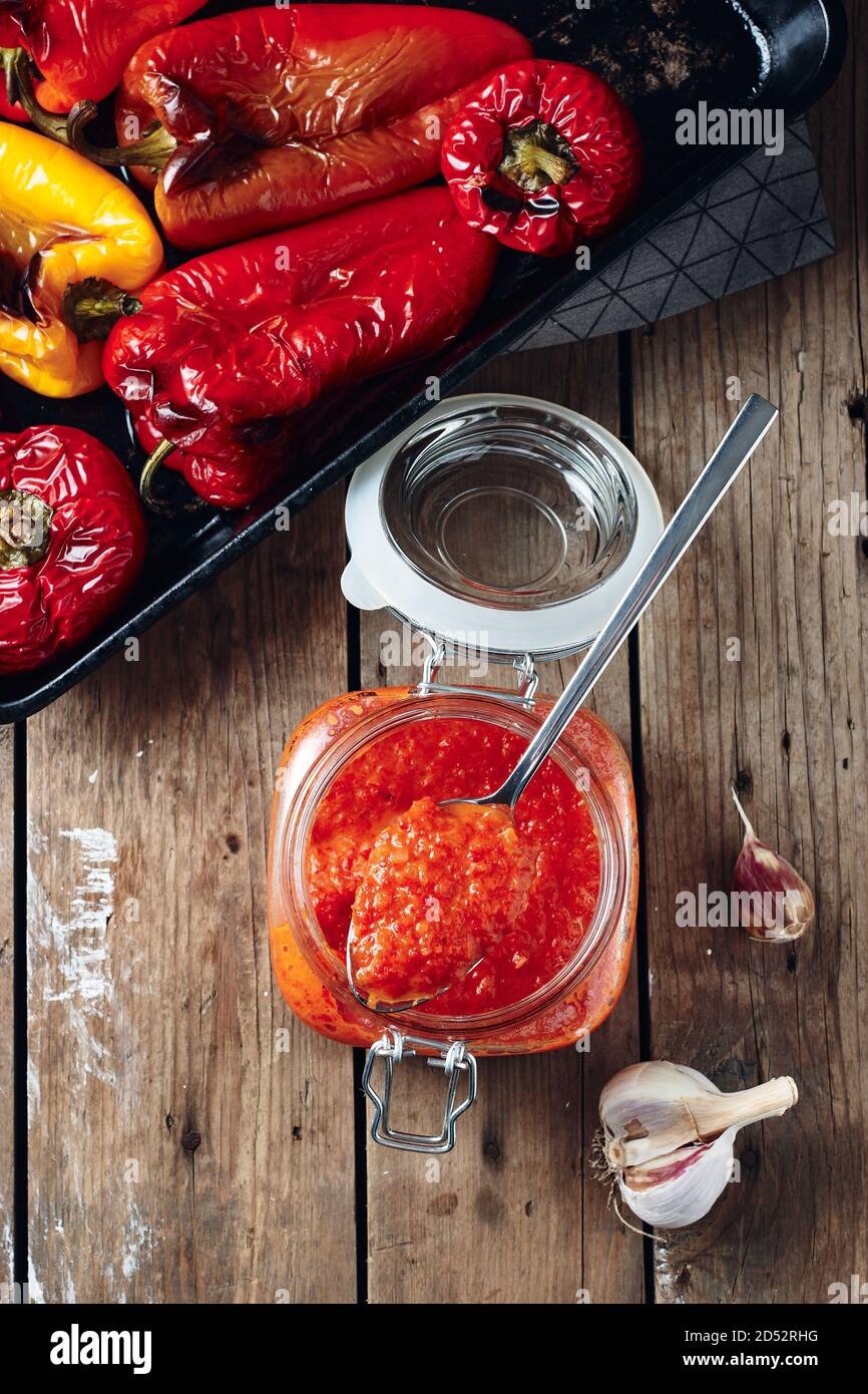 Mazedonische Ajvar Stockfotos und -bilder Kaufen - Alamy