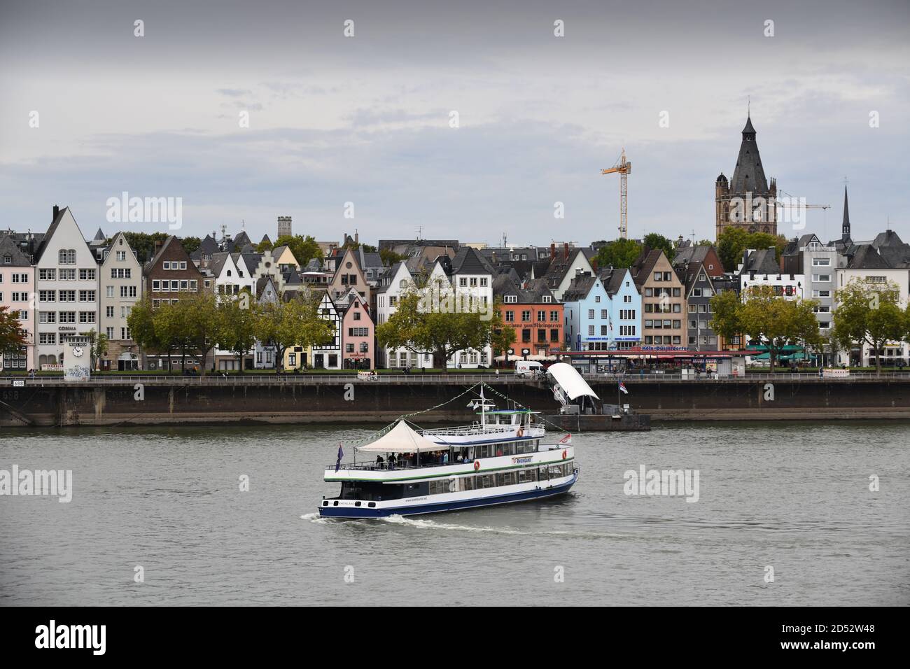 Köln, Deutschland, 2020. Die Altstadt von Köln in der Nähe des Rheins Stockfoto