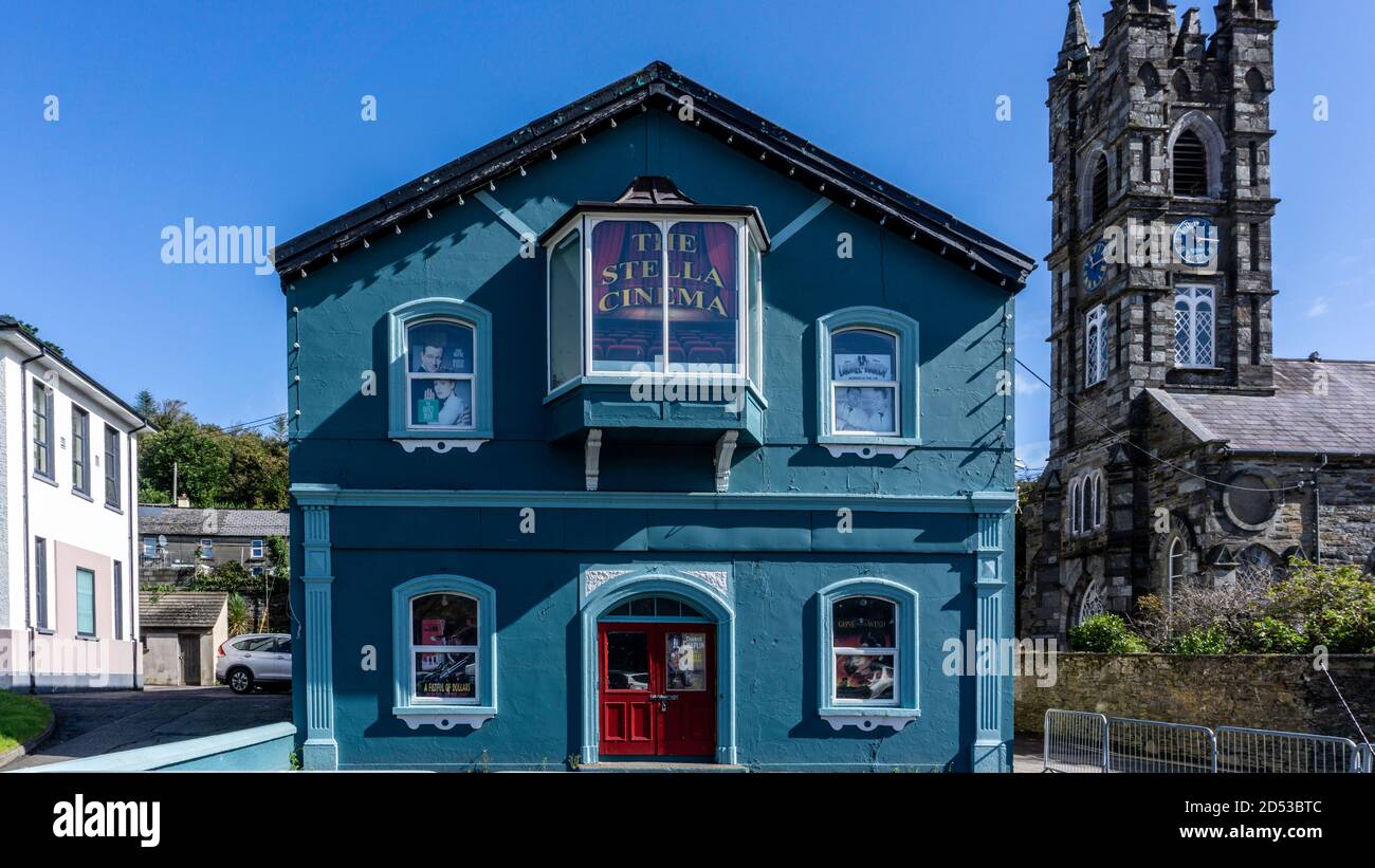 Bantry, das ehemalige Stella Cinema in Bantry County Cork, Irland. Erbaut im Jahre 1920s mit Platz für 400 Personen, wurde es im Jahre 1980s geschlossen. Stockfoto
