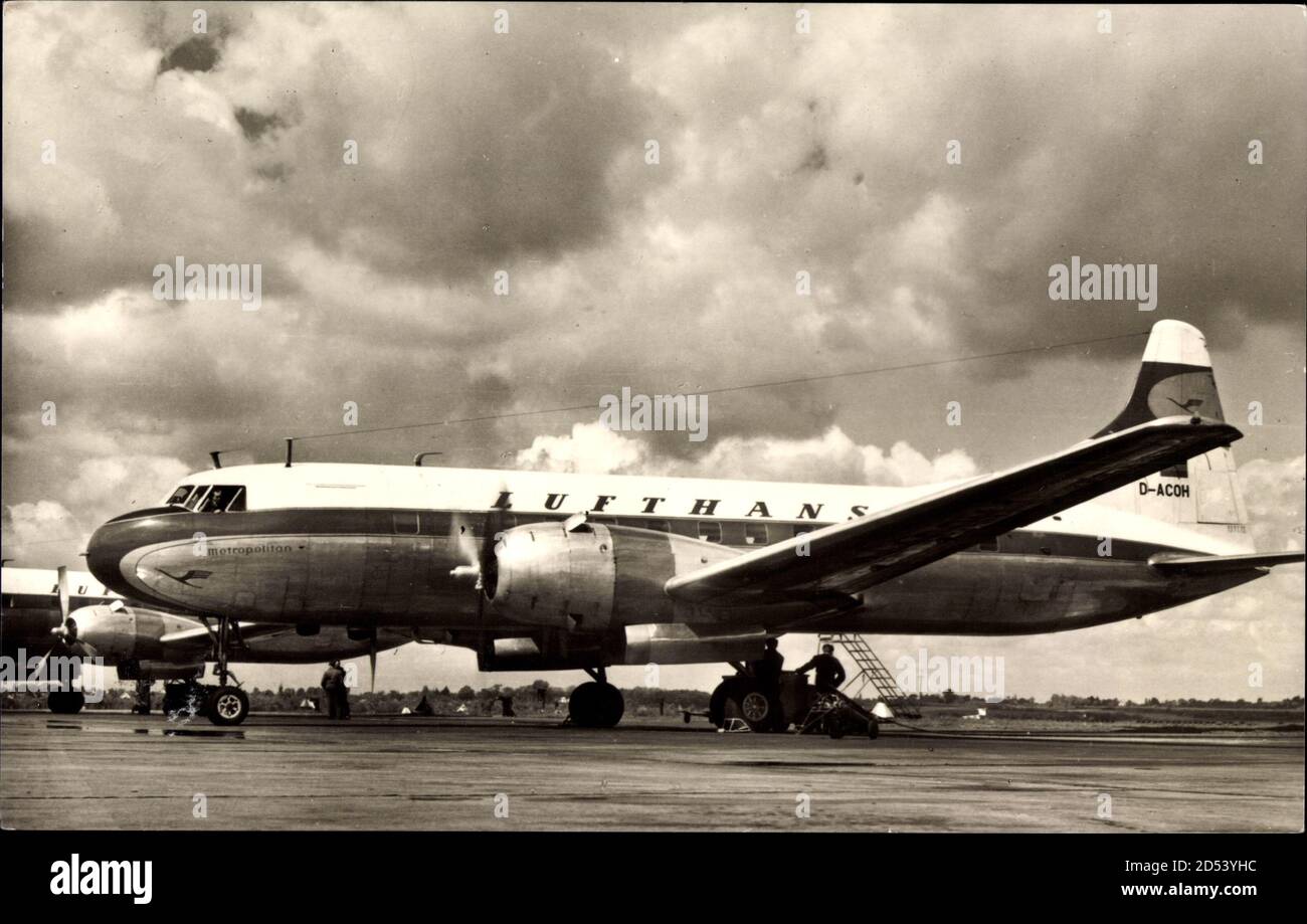 Lufthansa Metropolitain, Passagierflugzeug, D ACOH, Convair CV 440 weltweit im Einsatz Stockfoto