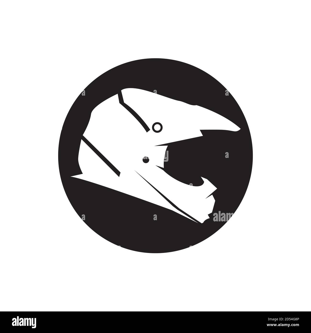 Helm Kreuz Symbol Vektor Illustration Vorlage Design Stock Vektor