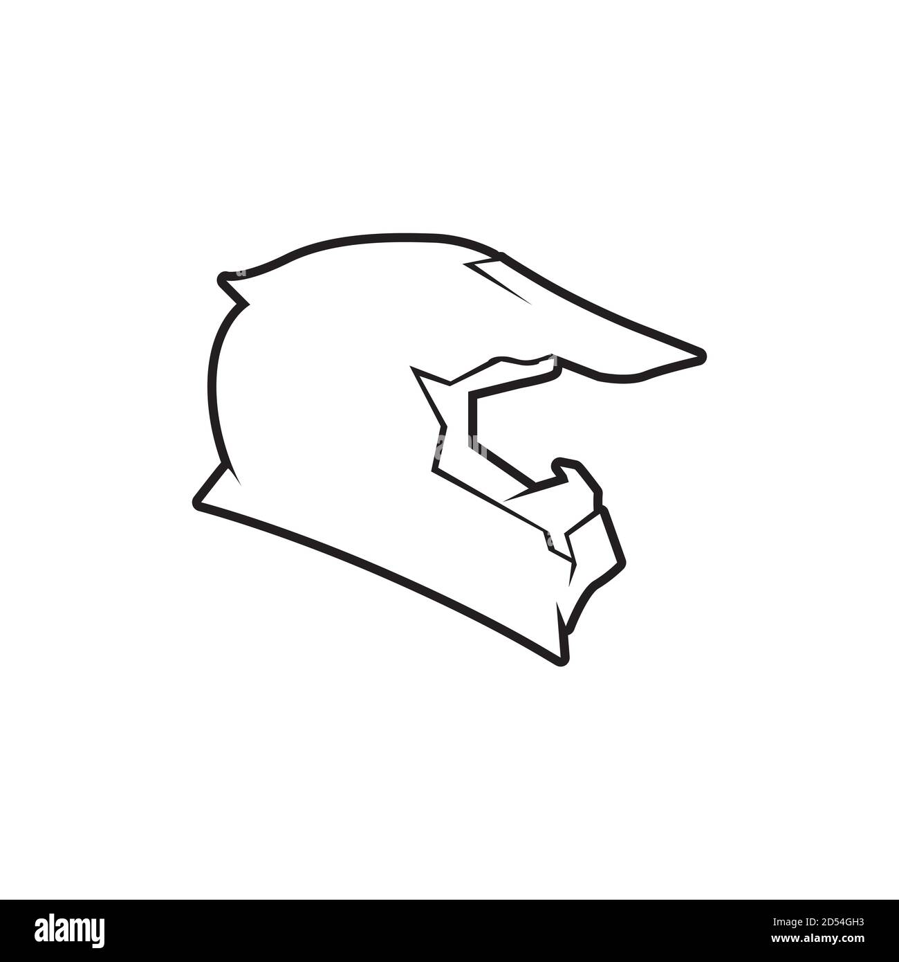 Helm Kreuz Symbol Vektor Illustration Vorlage Design Stock Vektor