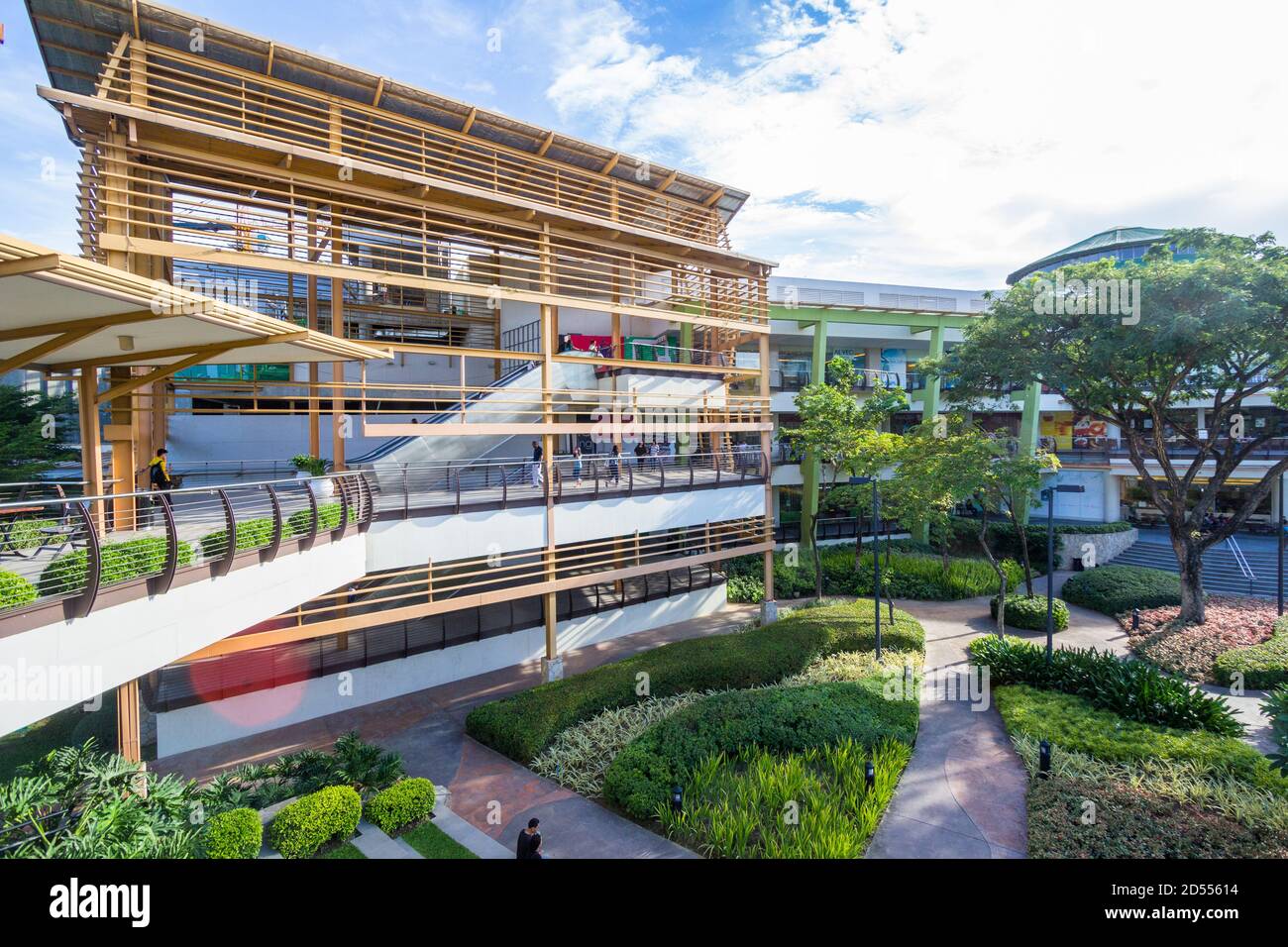 Außenansicht der Ayala Center Mall in Cebu City Stockfoto