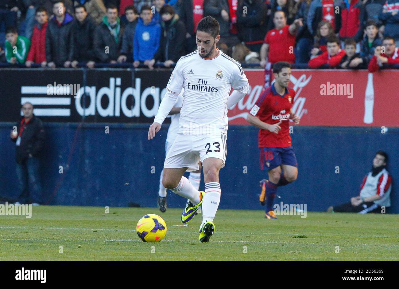 Iisco of Real Madrid während der Liga A CA Osasuna- Real Madrid am 14.Dezember14 2013 in Estadio El Sadar ,Osasuna Foto Laurent Lairys/DPPI Stockfoto