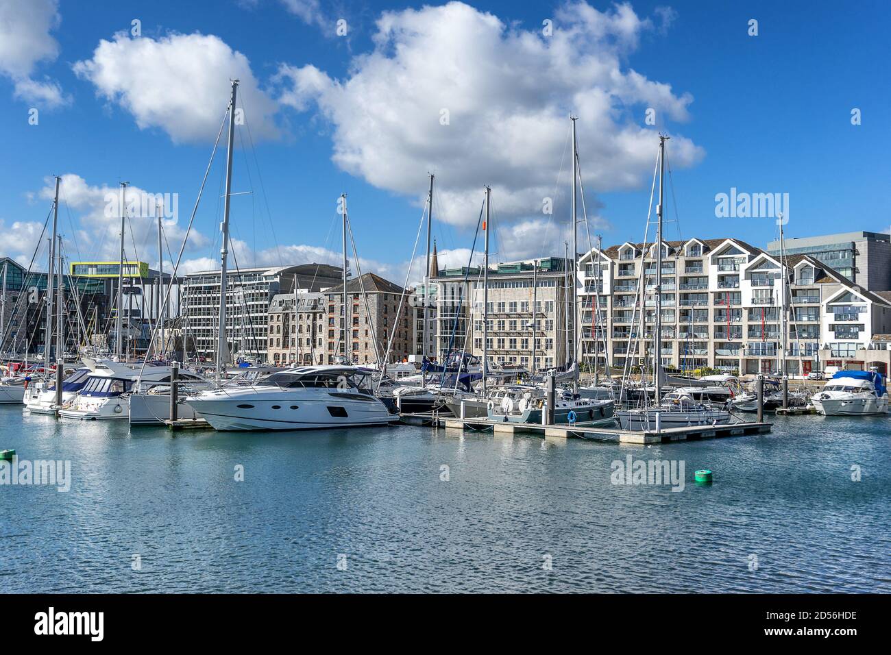 Sutton Harbour Marina in Plymouth Devon Stockfoto