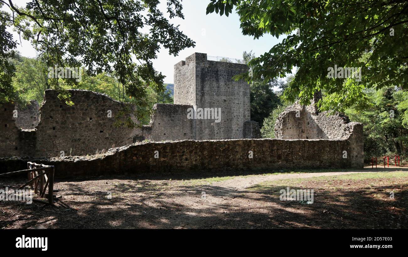 Monticchio – Monastero di Sant'Ippolito Stockfoto