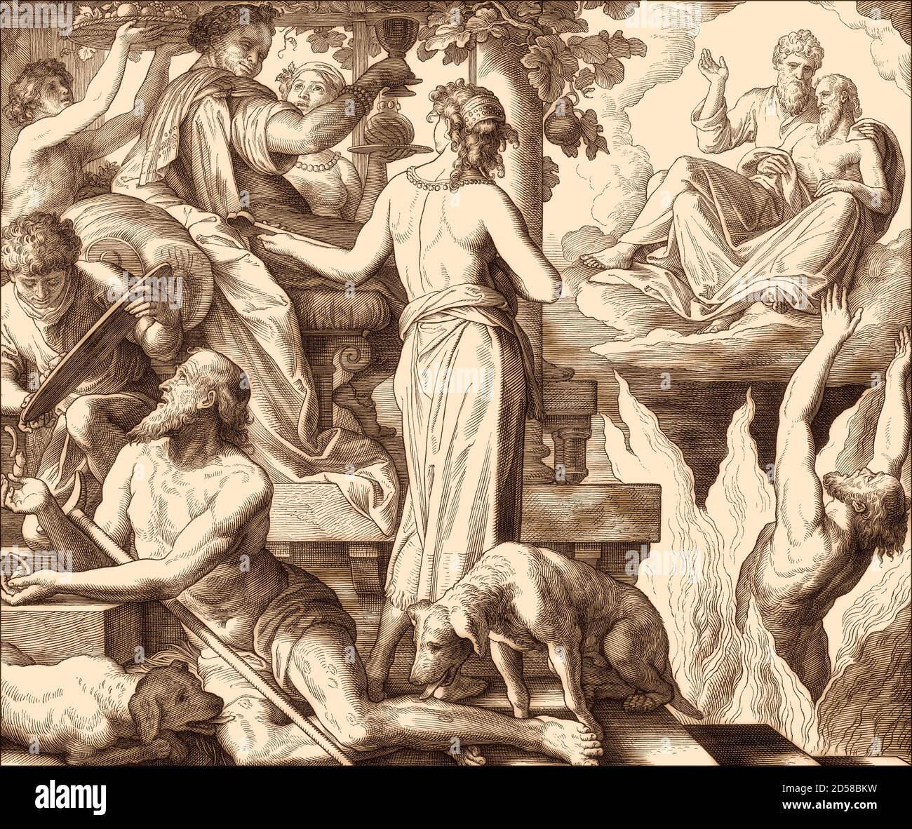 Das Gleichnis vom Reichen und Lazarus, Neues Testament, von Julius