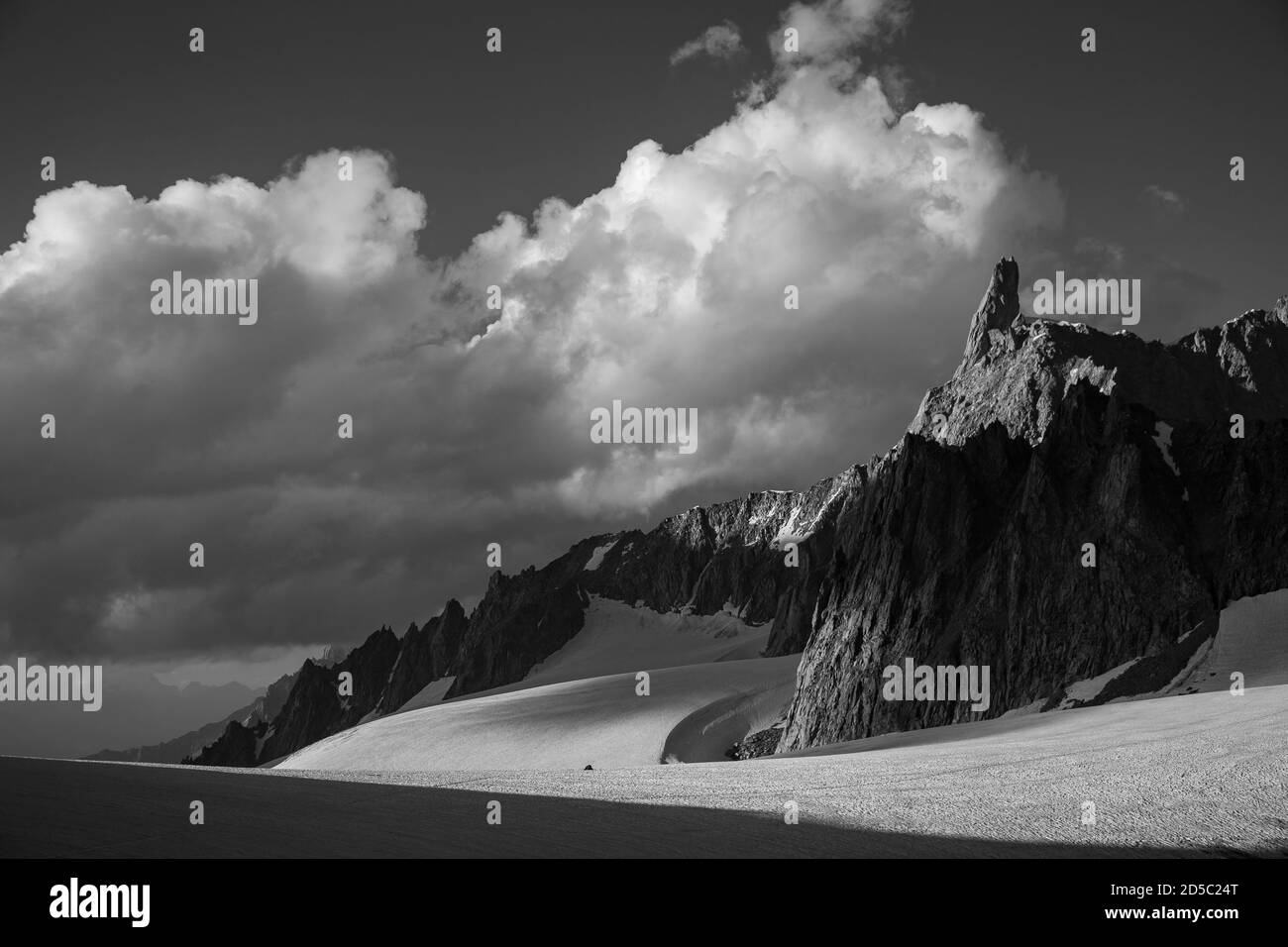 Berg in den französischen alpen chamonix Stockfoto