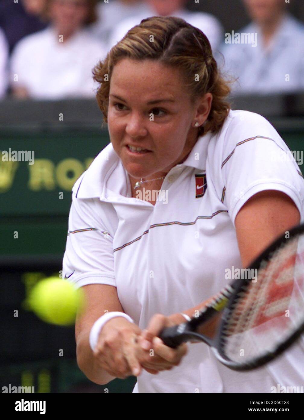 Lindsay Davenport aus den USA kehrt bei den Wimbledon Tennis