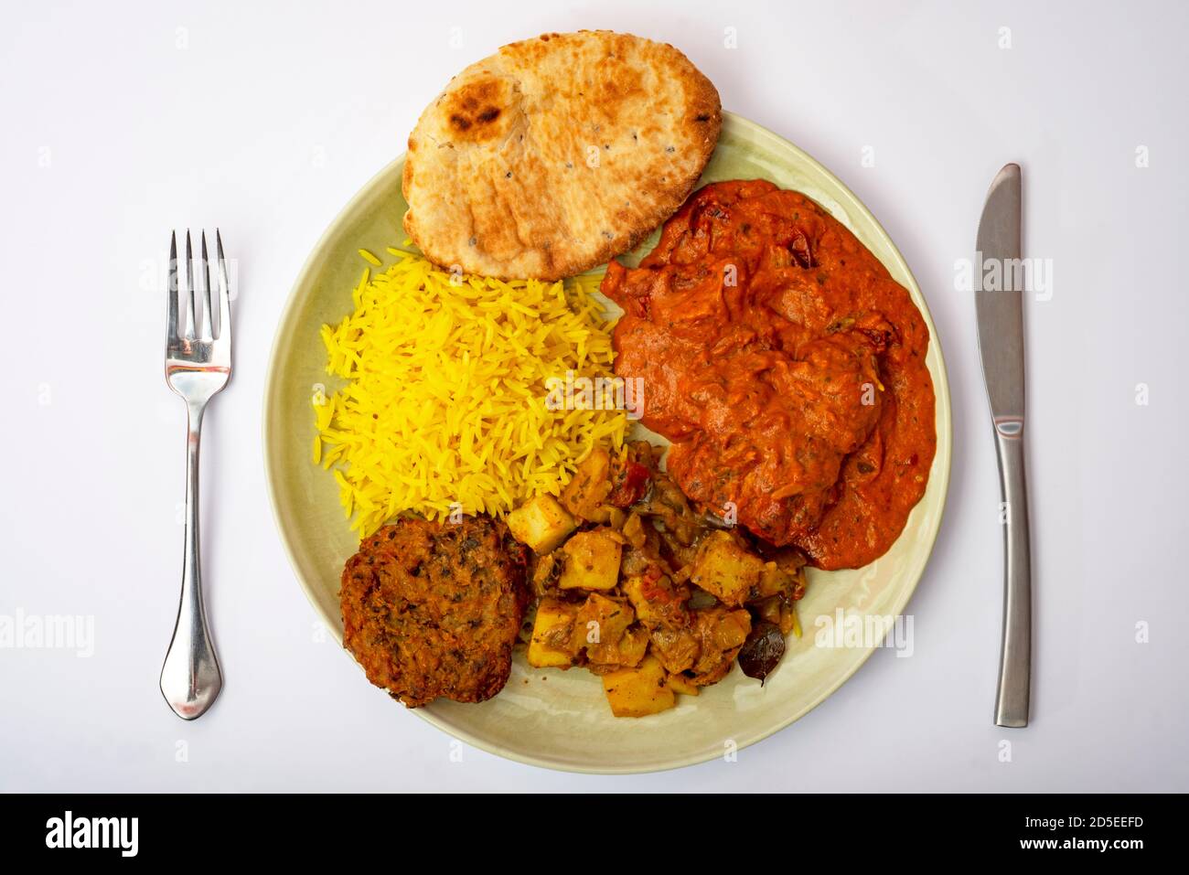 Curry Mahlzeit Stockfoto