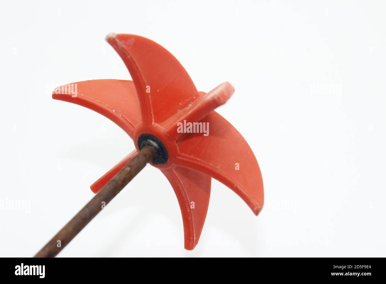 Ein Bild des Stabmixers auf weißem Hintergrund Stockfoto